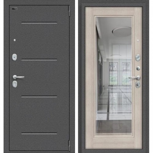 Входная дверь - Porta S 104.П61 Антик Серебро/Cappuccino Veralinga