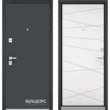 Входная дверь - PREMIUM 90 Черный шелк /Белый софт 9Р-130