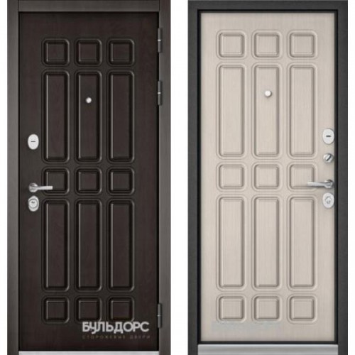 Входная дверь - Бульдорс STANDART 90 Дуб Шоколад 9S-111/Ларче 9S-111