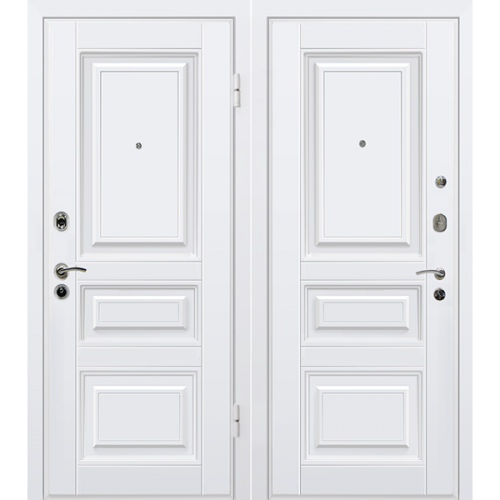 Входная дверь - Входная дверь МеталЮр М11 белая